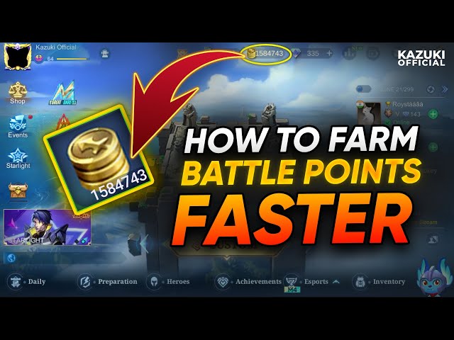 12 EASY WAYS TO FARM BATTLE POINTS OR BP IN MOBILE LEGENDS IN 2023
