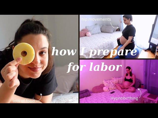HOW TO PREPARE  FOR LABOR AND A NATURAL BIRTH  | all the things I do as a first time mum ✨