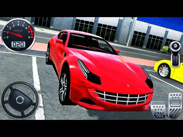 Shopping Mall Parking Lot #7 - Truck & Ferrari FF Cars Driving - Android GamePlay