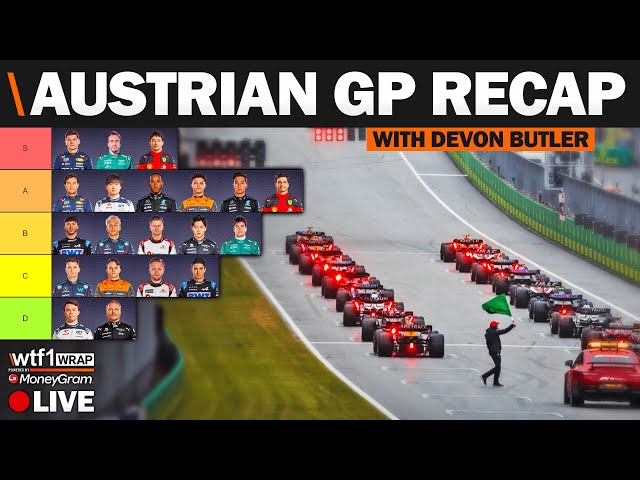 2023 Austrian Grand Prix Recap - F1 Driver Tier List (with Devon Butler)