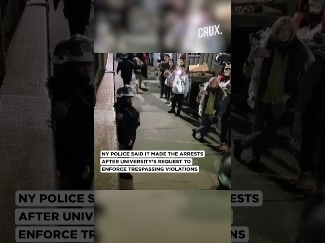 NYU Students Arrested For Showing Solidarity With Palestine