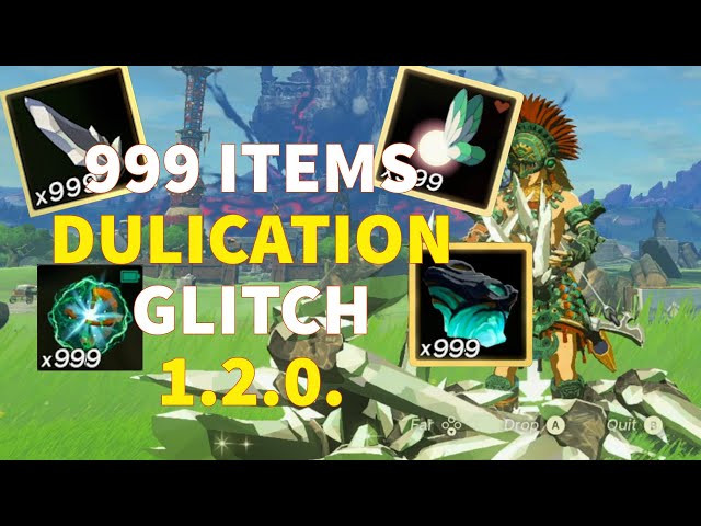 NEWEST 1.2.0 Patch Duplication Glitch in Tears of the Kingdom | 999 Any Item in Zelda TOTK