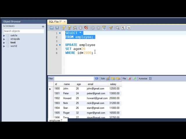 SQL Tutorial - 21: The UPDATE Query