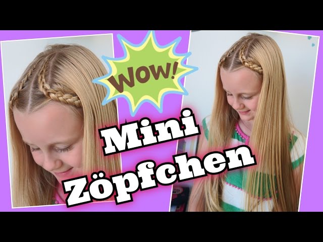Mini Braids/Zöpfe 😍 flechten an der Kopfhaut 😍 3 Styles 😍 coole Mädchen Zöpfe&Frisuren