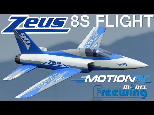8s Flight of the New Freewing 90mm Zeus EDF Sport Jet | Motion RC