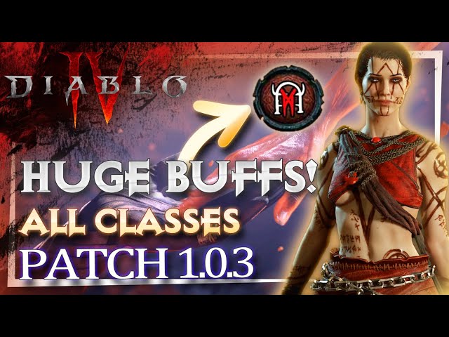 Diablo 4 - INSANE BUFFS! Patch 1.0.3! Nightmare Dungeons! XP and Loot Buffs! And Bug Fixes!