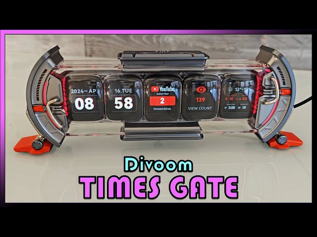 Divoom Times Gate Pixel Art Informative Display Review #divoom #timesgate #review