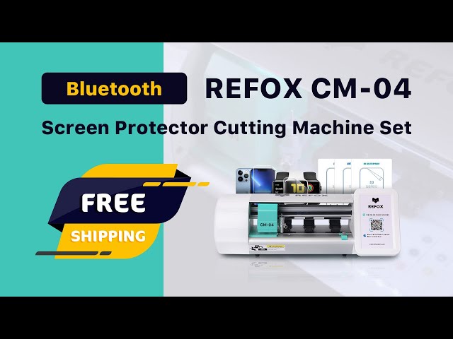 REFOX CM04 Screen Protector Cutting Machine Bluetooth Version
