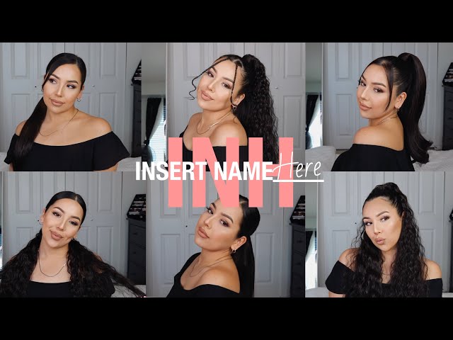 INSERT NAME HERE (INH) SHAYLA & LIANE PONY 2021 | SPRING/SUMMER EASY HAIRSTYLES
