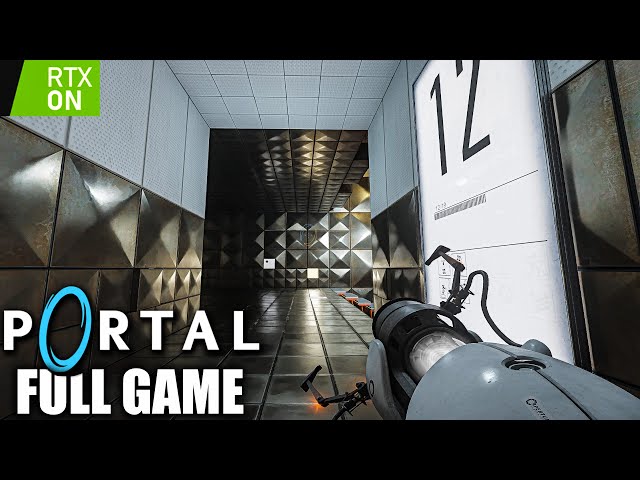 Portal with RTX｜Full Game Playthrough｜4K RTX 4090