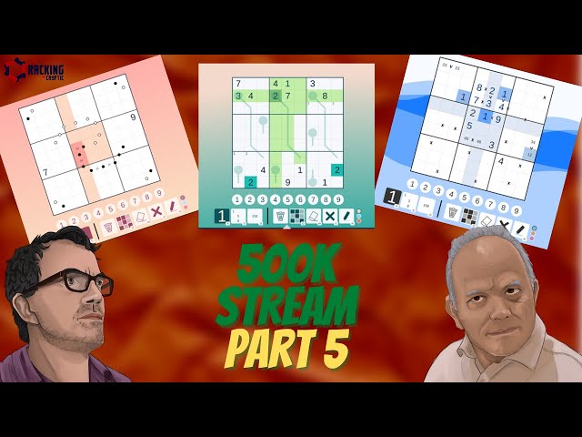 Simon & Mark Solve Sudokus Live: Our "500k Special" Puzzles Part 5