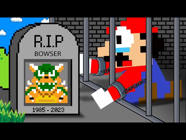 Mario R.I.P Bowser in Prison Escape, Sorry Bowser...Please Comeback | Game Animation