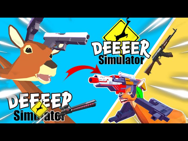 Every weapon🤯 in Deer Simulator 🦌spawn world🧐.
