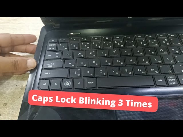 Hp 1000 Caps Lock Blinking 3 Times No Display - hp laptop no display caps lock blinking 3 times fix