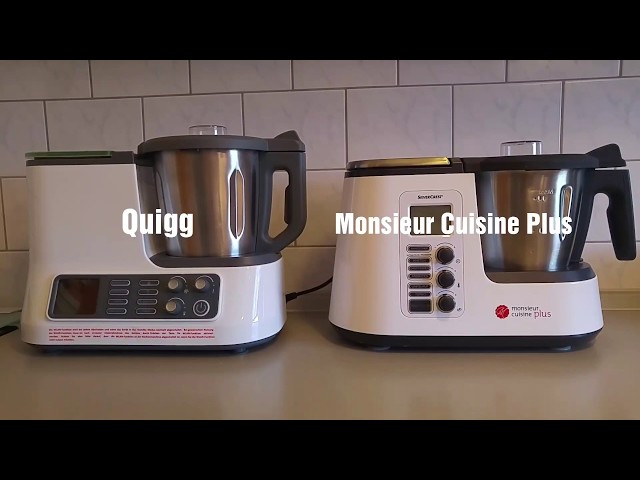Quigg/Ambiano Küchenmaschine mit WLAN Funktion 2017 & Monsieur Cuisine Plus Vergleich