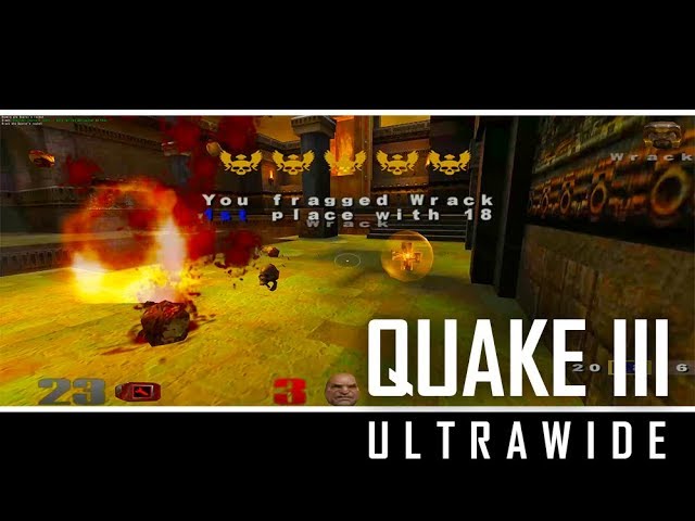 Quake 3 Arena Ultrawide Gameplay 21:9 at 3440x1440 resolution!