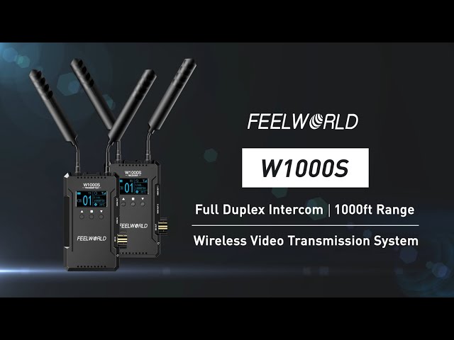 FEELWORLD W1000S Wireless Transmission 1000FT 0.08s Low Latency SDI INPUT/OUTPUT APP Monitoring