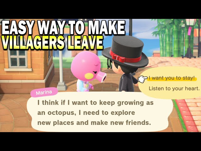 How I Get Villagers To MOVE OUT With A Super Easy Method In Animal Crossing New Horizons