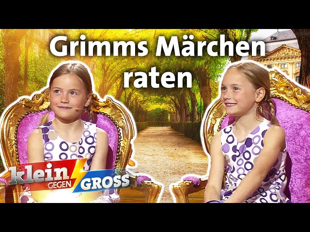 Grimms Märchen an einem Satz erkennen: Zwillinge (7) vs. Axel & Judith Milberg | Klein gegen Groß