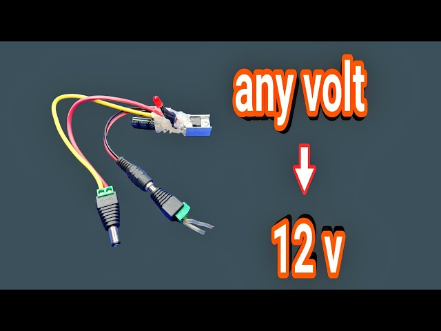 How do you get 12 volts from any voltage?