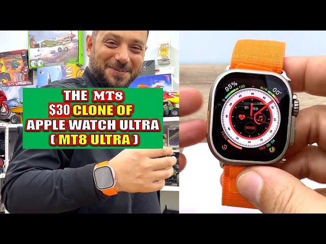 $30 Apple Watch ULTRA Clone - Vwar IWO MT8 Ultra Smartwatch Review