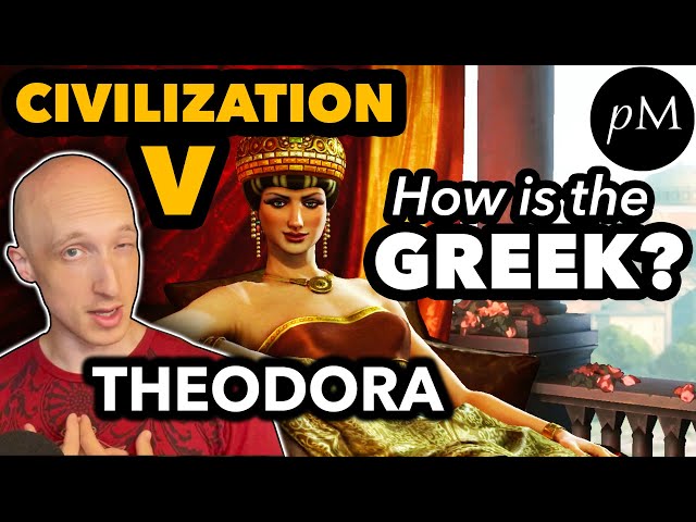 Theodora's Greek: Civilization V. How is her pronunciation?