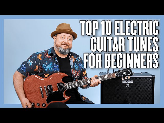 Easy Electric Guitar Songs EVERYONE Should Know How to Play!