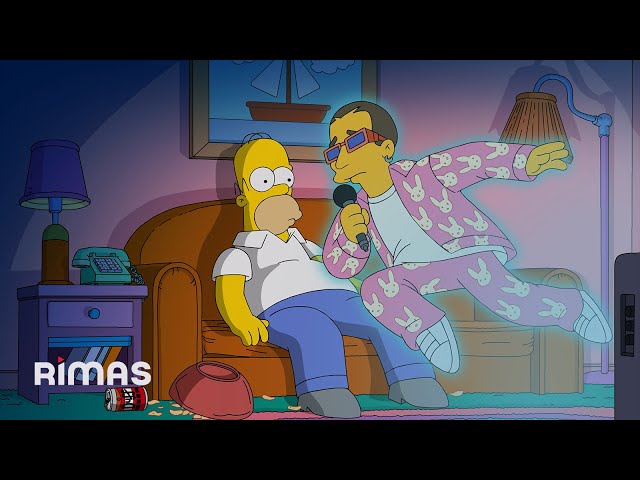 THE SIMPSONS, BAD BUNNY - TE DESEO LO MEJOR (Official Video)