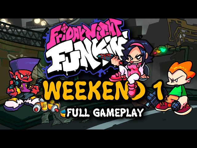 Friday Night Funkin' WEEKEND 1 - (FULL WEEK + Todas las ESCENAS) | 4k 60fps