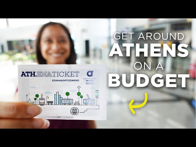 How to GET AROUND Athens on a BUDGET! | Public Transportation, Maps, Pass, Tickets, Cost & More!