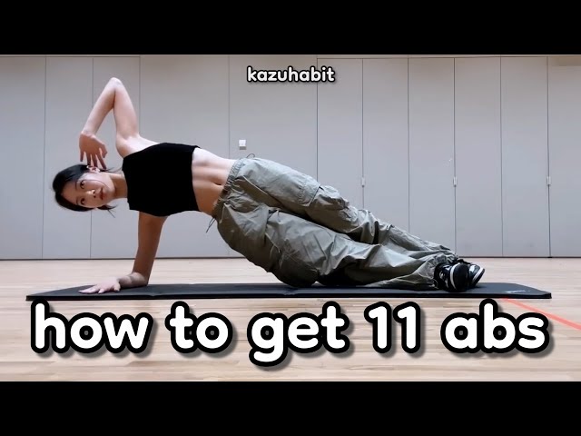 kazuha's COMPLETE 7 minute ab workout