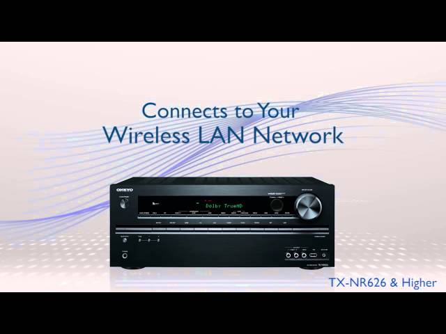 ONKYO - 2013 Network Receivers Features - Built-in Wifi