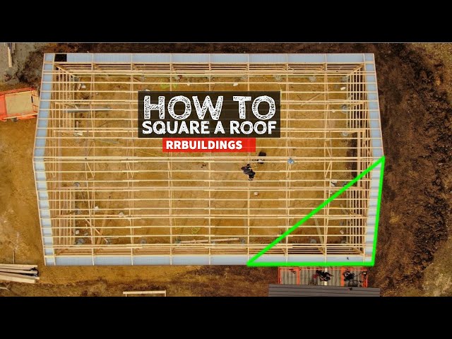 Complete Step by Step How To Square a Roof