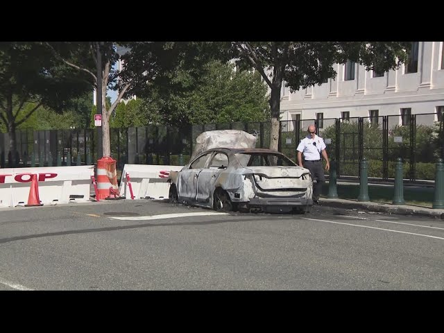 What we know about the man who died after crashing into barricade outside US Capitol, setting car on