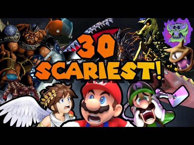 Top 30 SCARIEST Nintendo Enemies!!