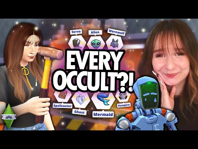 Robots in The Sims?! Every Occult Challenge (Part 4: Servo)