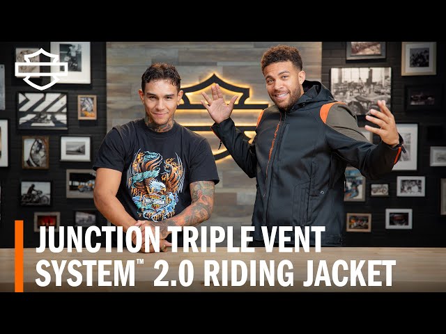 Harley-Davidson Men's Junction Triple Vent System 2.0 Riding Jacket Overview
