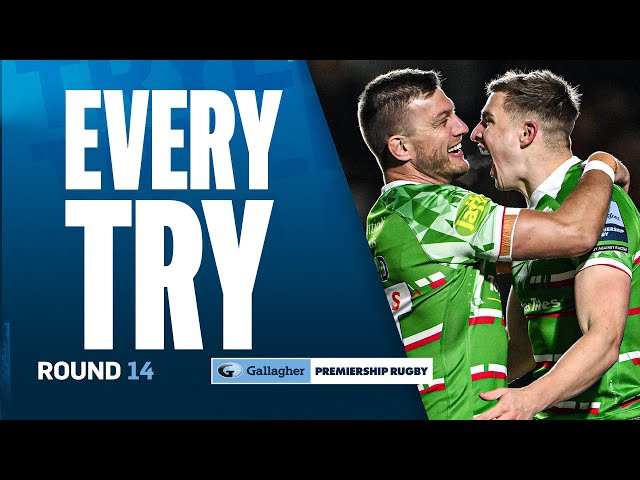 39 Tries Over the Weekend! | Every Round 14 Try! | Gallagher Premiership 2023/24
