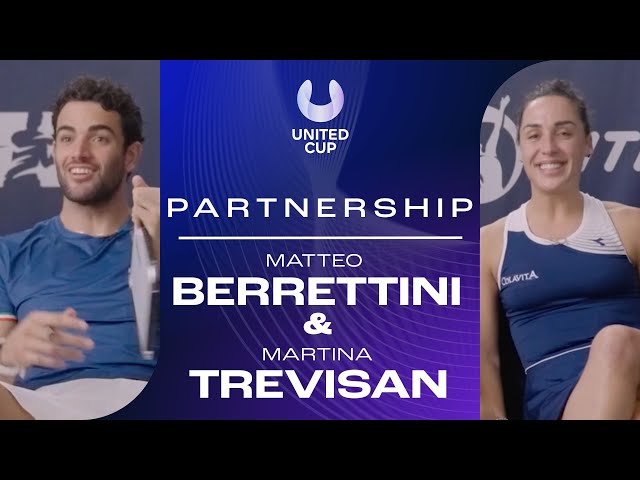 Partnership | Matteo Berrettini & Martina Trevisan