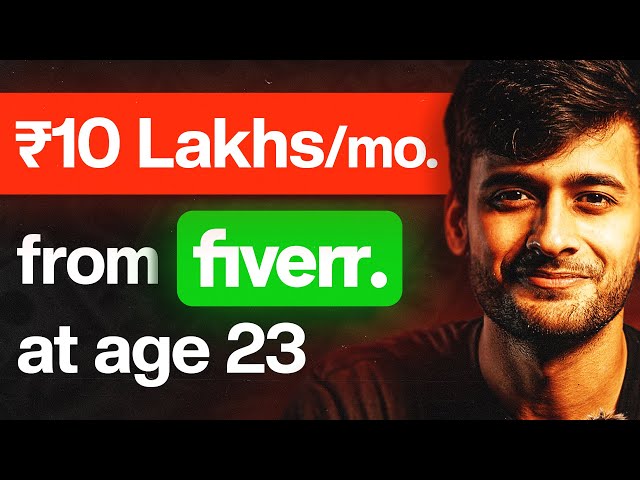 23 YEAR OLD Earns 10 LAKHS/Month As Fiverr Freelancer 🤯 | Ishan Sharma