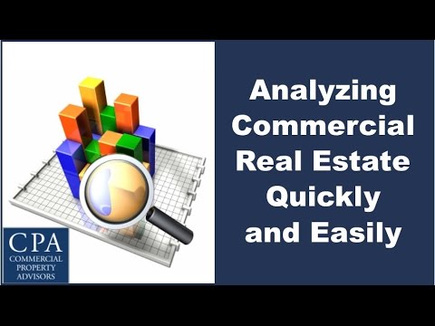 Analyzing Commercial Real Estate Quickly and Easily