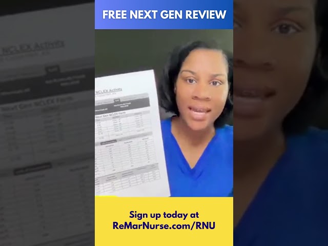 FREE NCLEX (NEXT-GEN) Review for your RN or LPN Nursing License #nextgennclex