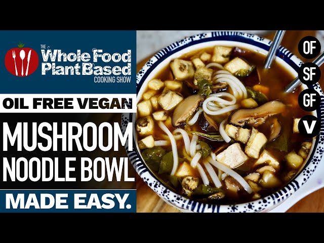 VEGAN MUSHROOM NOODLE BOWL ❤️ You need this bowl in your life!