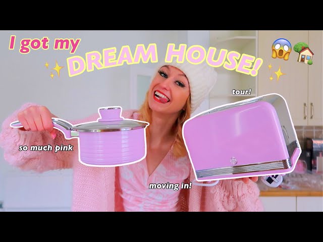 I BOUGHT MY DREAM HOUSE!!😍🏡 *3 STOREYS + PINK!*🤭💅🏻 (MOVING IN DAY AND TOUR!) | Rhia Official♡