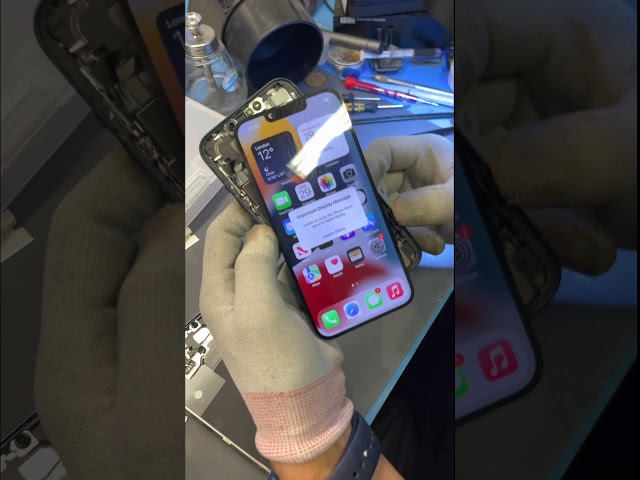 iPhone 13 screen replacement disables Face ID in iOS15. Why? Our repair & behind the scenes.