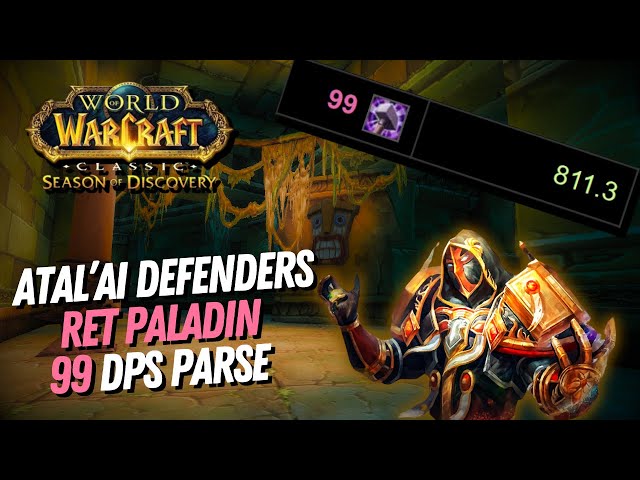 Atal'ai Defenders - Ret Paladin (99 Parse) | Sunken Temple | SoD P3