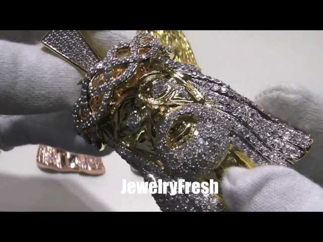 Custom 3D Jesus Piece Top Quality VVS Lab Diamonds 5 Colors
