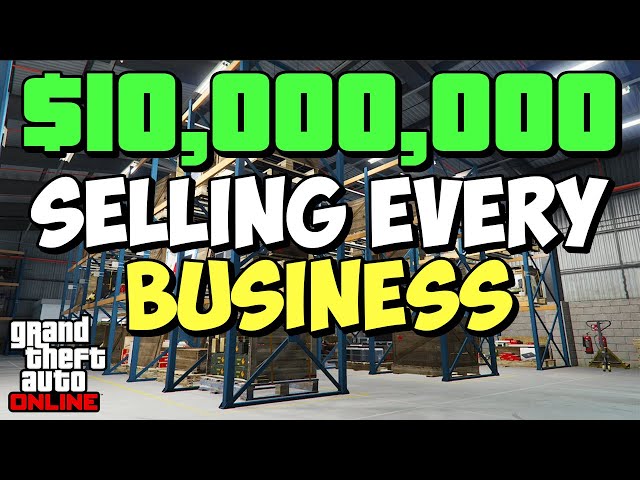 I Sold EVERY BUSINESS in GTA 5 Online AT MAX STOCK