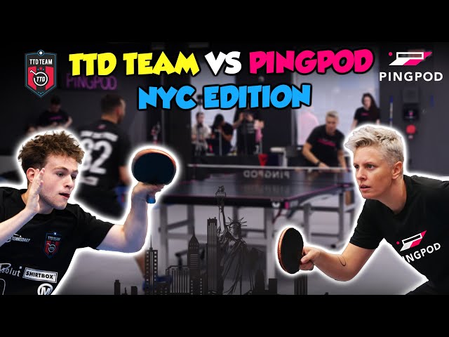 1ST EVER International Match | TTD Team vs PingPod