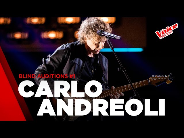 Carlo Andreoli - “Sultans of Swing” | Blind Auditions #1 | The Voice Senior Italy | Stagione 2